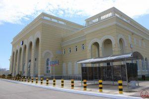 Вокзал прибытия поезда Таврия из Москвы в Керчь